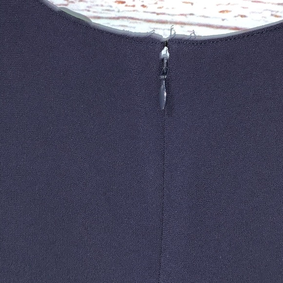 Ann Taylor Sleeveless Peplum Tank Blue Size 4 - Picture 3 of 8